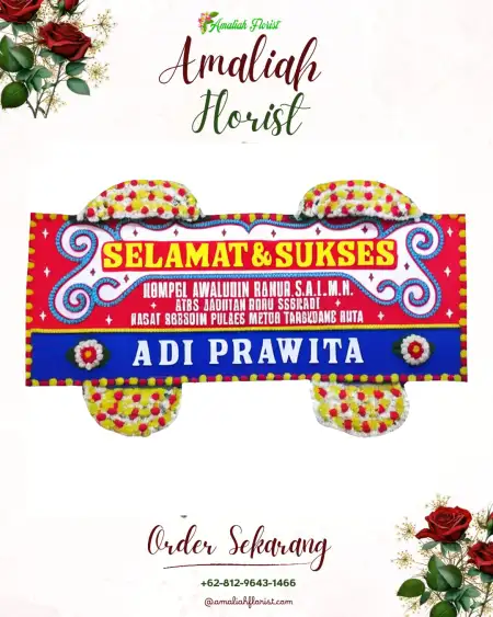 Papan Bunga Ucapan Selamat pekalipan